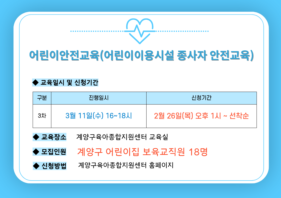 어린이안전교육 3월